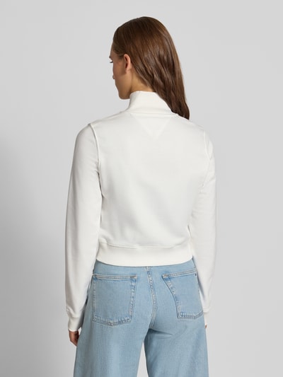 Tommy Jeans Bluza rozpinana o kroju regular fit z mieszanki bawełny Biały 5