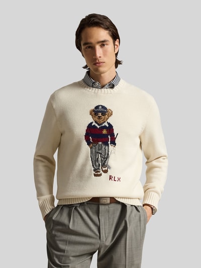 Polo Ralph Lauren Regular Fit Pullover mit Woll-Anteil Sand 5