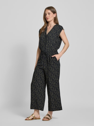OPUS Jumpsuit mit Volantärmel Modell 'Moneli' Dunkelbraun 1