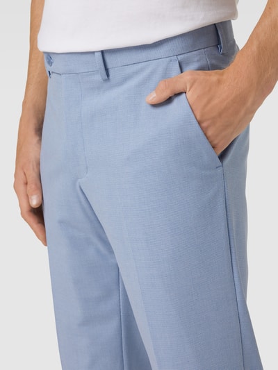 Christian Berg Men Pantalon met ruitmotief Bleu - 3