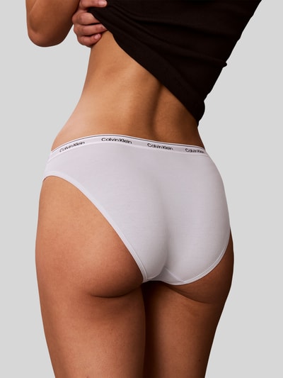 Calvin Klein Underwear Slip aus Baumwoll-Mix im 3er-Pack Hellblau 3