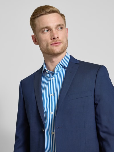 Jake*s Slim Fit Businesshemd in Premiumqualität mit extra langem Arm Royal 3