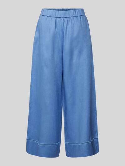 MaxMara Leisure Hose aus Leinen Modell 'BRAMA' Hellblau 2