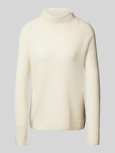 Fynch-Hatton Kaschmirpullover mit Stehkragen Offwhite 2