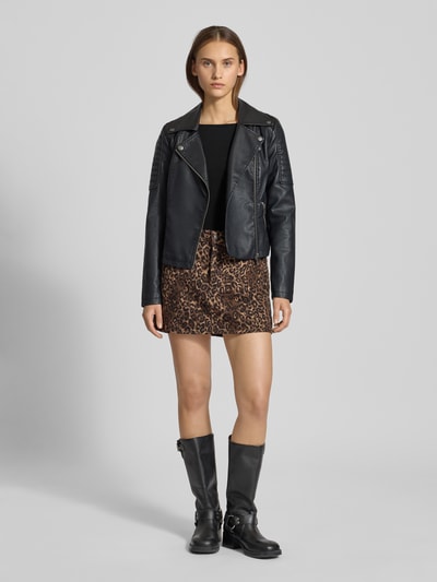 Gina Tricot Top z dekoltem w łódkę Czarny 1