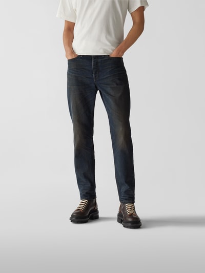 Rag & Bone Straight Fit Jeans im 5-Pocket-Design Dunkelblau 4