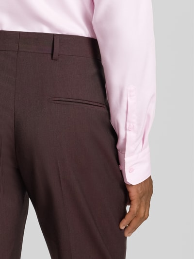 SEIDENSTICKER REGULAR FIT Regular Fit Business-Hemd mit Knopfleiste Rose 3