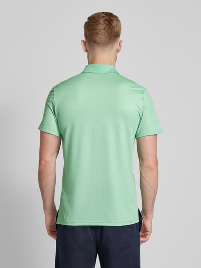 Polo Ralph Lauren Tailored fit poloshirt met labelstitching Lichtgroen - 5