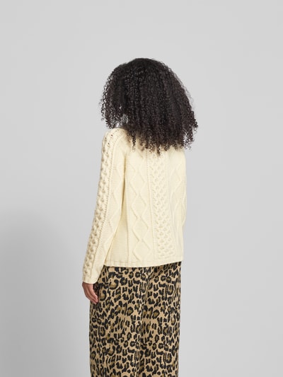 Filippa K Regular Fit Pullover aus reiner Wolle Ecru 5