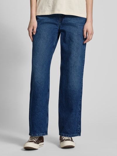 Marc O'Polo DENIM Jeansy o kroju relaxed fit z detalem z logo Jeansowy niebieski 4