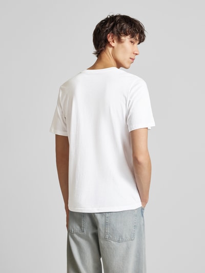 Jack & Jones T-Shirt mit Label-Print Modell 'TARMAC' Weiss 5