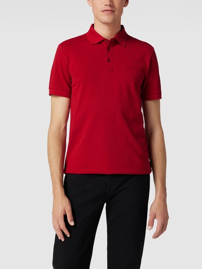 JOOP! Collection Poloshirt mit Label-Stitching Rot 4