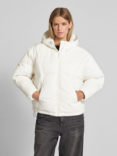 Review Steppjacke mit Kapuze Offwhite 4