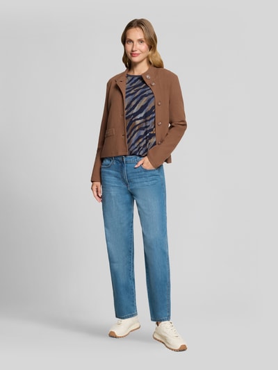 Betty Barclay Loose fit t-shirt van viscosemix Hemelsblauw - 1