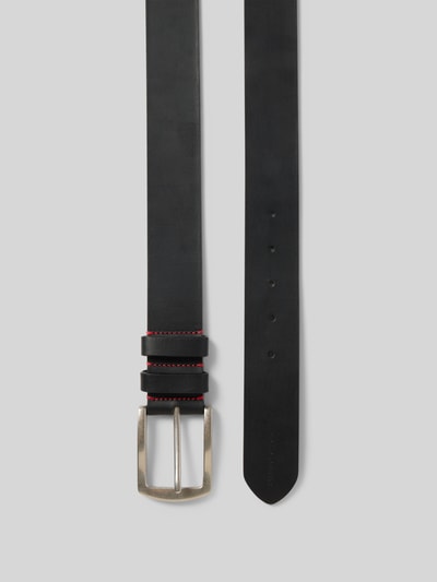 Pierre Cardin Gürtel aus Leder mit Dornschließe Dunkelbraun 3