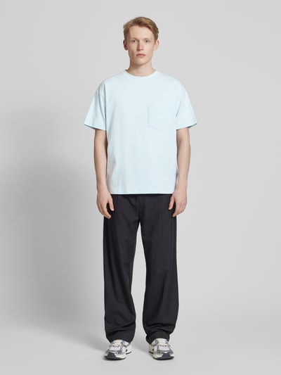 BLKVIS T-Shirt mit Brusttasche Hellblau 1