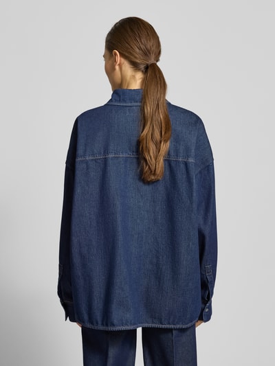 Weekend Max Mara Relaxed fit jeansblouse van puur katoen model 'FOGGIA' Donkerblauw - 5