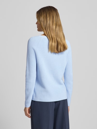Tommy Hilfiger Regular fit gebreide pullover van zuiver katoen Lichtblauw - 5