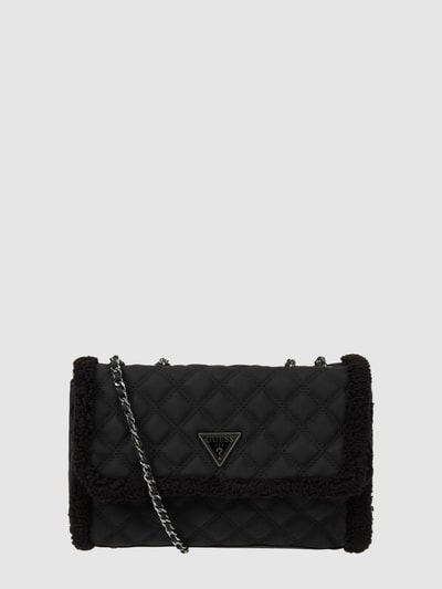 Guess Crossbody Bag mit Teddyfell Modell 'Cessily' Black 1