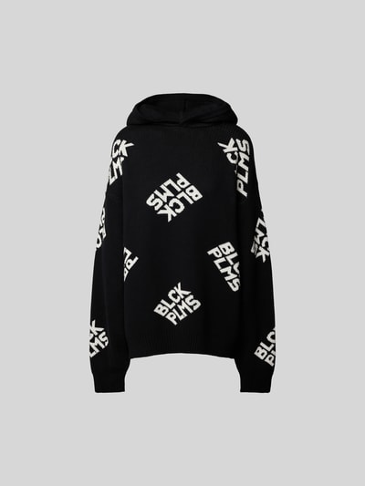 black palms Oversized Hoodie mit Kapuze Black 2