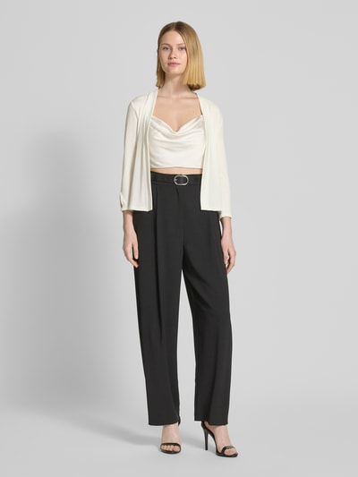 More & More Cardigan mit gerippten Abschlüssen Offwhite 1