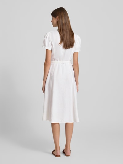 Polo Ralph Lauren Linnen jurk met reverskraag Wit - 5