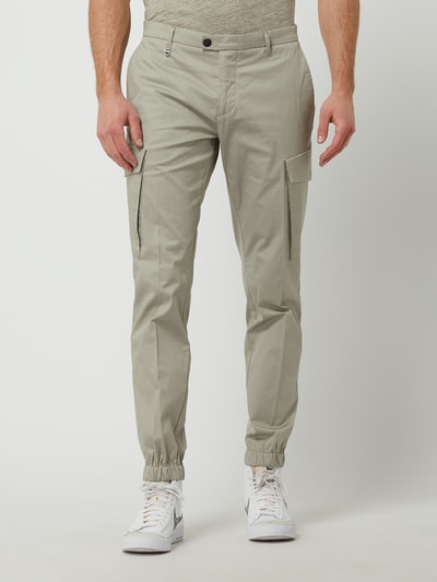 Antony Morato Skinny fit cargobroek met stretch, model 'Nikki' Beige - 4