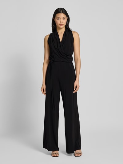 Weekend Max Mara Jumpsuit in Wickel-Optik Modell 'GENZANA' Black 4