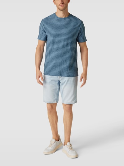 Marc O'Polo T-Shirt mit Streifenmuster Blau 1