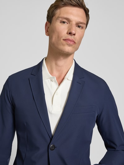 AlphaTauri Slim Fit 2-Knopf-Sakko mit Reverskragen Modell 'OBOSS' Marine 3