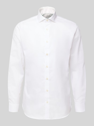 SELECTED HOMME Slim Fit Business-Hemd aus Baumwolle Modell 'Ethan' Weiss 2