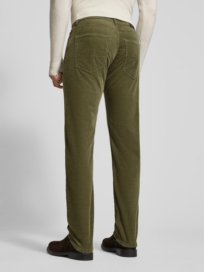 Pierre Cardin Regular Fit Cordhose mit Eingrifftaschen Modell 'Laval' Oliv 5