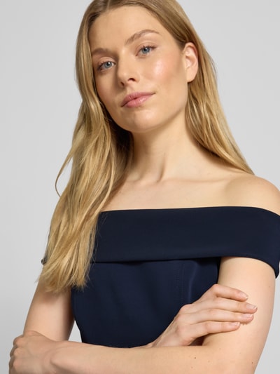 Lauren Ralph Lauren Abendkleid mit Carmen-Ausschnitt Marine 3