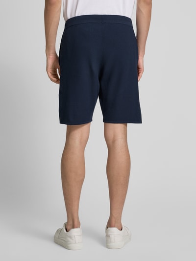 Christian Berg Men Sweatshorts mit Strukturmuster Marine 5