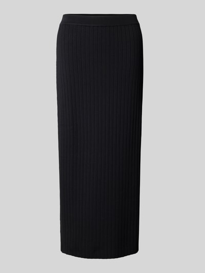 Staud Midirock mit Strukturmuster Modell 'LYLE' Black 2