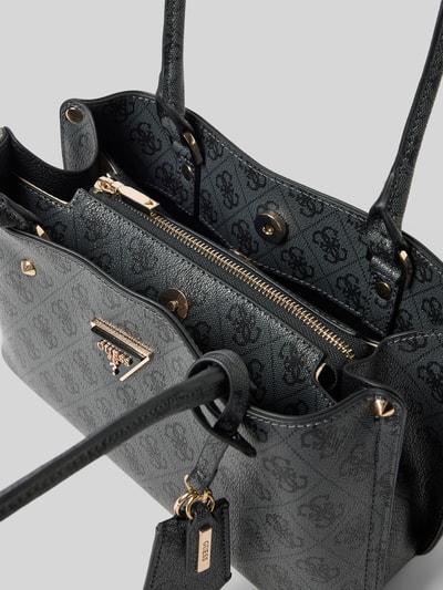 Guess Handtas met hengsels, model 'MERIDIAN' Antraciet - 5