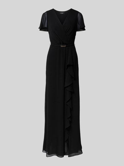 Lauren Ralph Lauren Abendkleid mit Gürtel Modell 'FARRYSH' Black 2