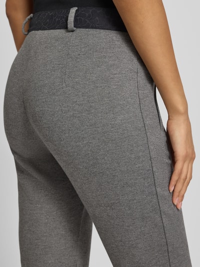 Raphaela By Brax Stoffen broek met Franse steekzakken, model 'Lillyth' Middengrijs - 3