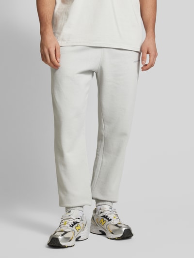 Pegador Sweatpants mit Label-Print Hellgrau 4