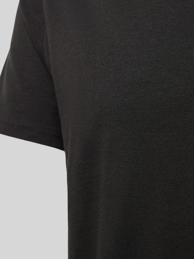 Produktfoto, Slim Fit T-Shirt Set aus Baumwoll-Mix im 3er-Pack von Tommy Hilfiger, Optik: Unifarben, Materialverarbeitung: Jersey, Material: Baumwoll-Mix, Multipack:3er-Pack, Farbe Schwarz, feine glatte Textur