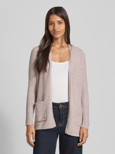Vero Moda Regular fit gebreid jack met capuchon, model 'DOFFY' Lichtroze - 4