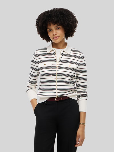 Tommy Hilfiger Regular fit gebreid jack met borstzakken Wit - 4