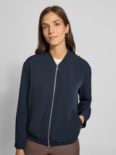 Tom Tailor Relaxed fit blouson met collegekraag Donkerblauw - 3