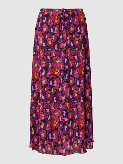 FABIENNE CHAPOT Midirok met bloemenmotief, model 'Pippa' Lichtrood - 2