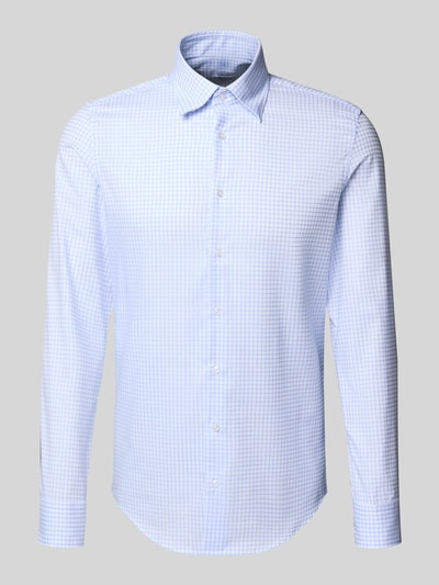 SEIDENSTICKER Slim Fit Business-Hemd mit Knopfleiste Bleu 2