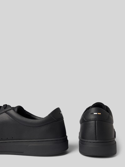 BOSS Low Top Sneaker aus echtem Rindsleder Modell 'KIERAN' Black 2