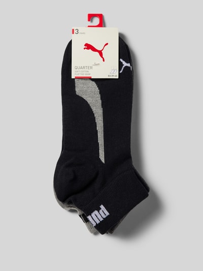 Puma Socken im 3er-Pack mit Logo-Details Modell 'LIFESTYLE QUARTER' Black 3