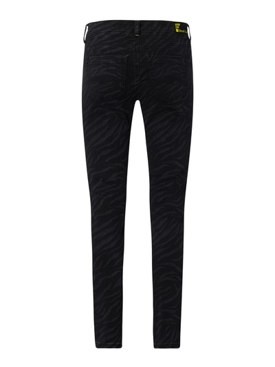 Street One Slim Fit Jeans mit Stretch-Anteil Modell 'York' Black 4