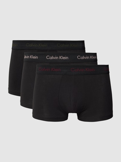 Calvin Klein Underwear Low Rise Trunks mit elastischem Logo-Bund im 3er-Pack Black 1