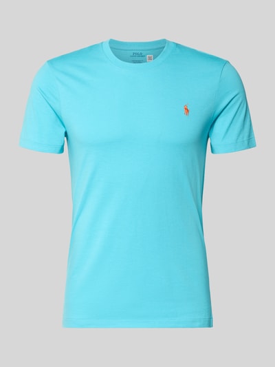 Polo Ralph Lauren Regular fit T-shirt van puur katoen Turquoise gemêleerd - 2